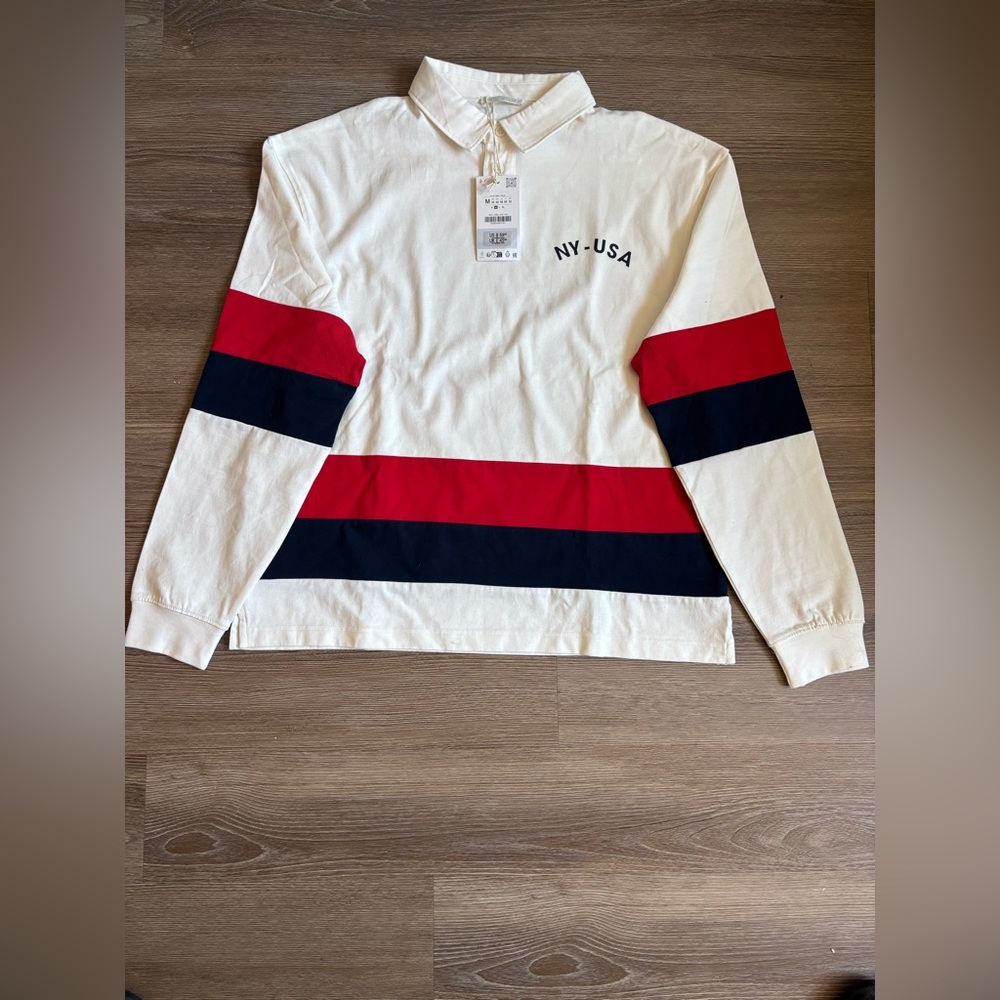 Vintage Zara Collared Sweater Size M Men